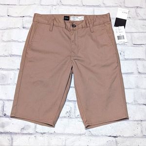 RVCA Stapler Chino khaki classic shorts 28